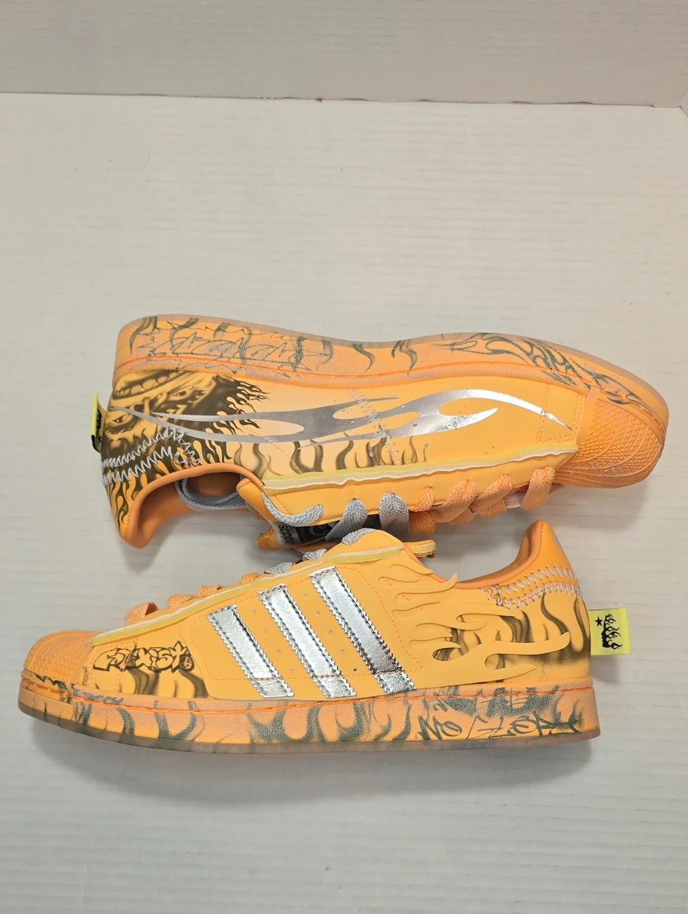 Adidas Superstar Hellstar Hazy Orange LA1501 - Picture 8 of 10